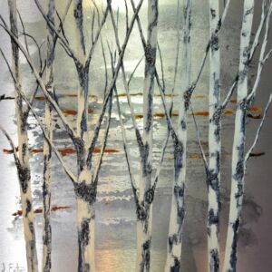 Sue Eaton Beyond by Sue Eaton - ink on aluminium