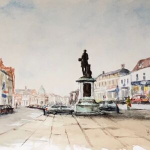 Sudbury Market Hill by Vernon Lever