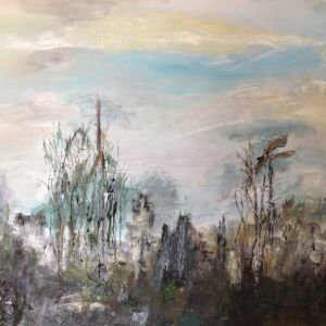 Acrylics Dusk by Rhoda Gradley