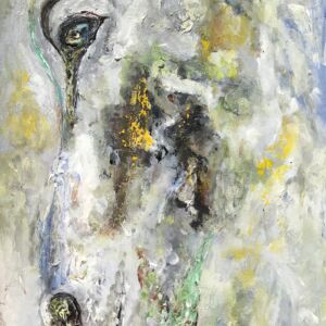 Acrylics Watchful by Rhoda Gradley