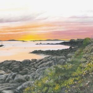 Acrylics Sunset Glory by Ray Blissitt