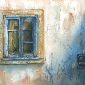 watercolour Rua Carreira by Caryn Noad